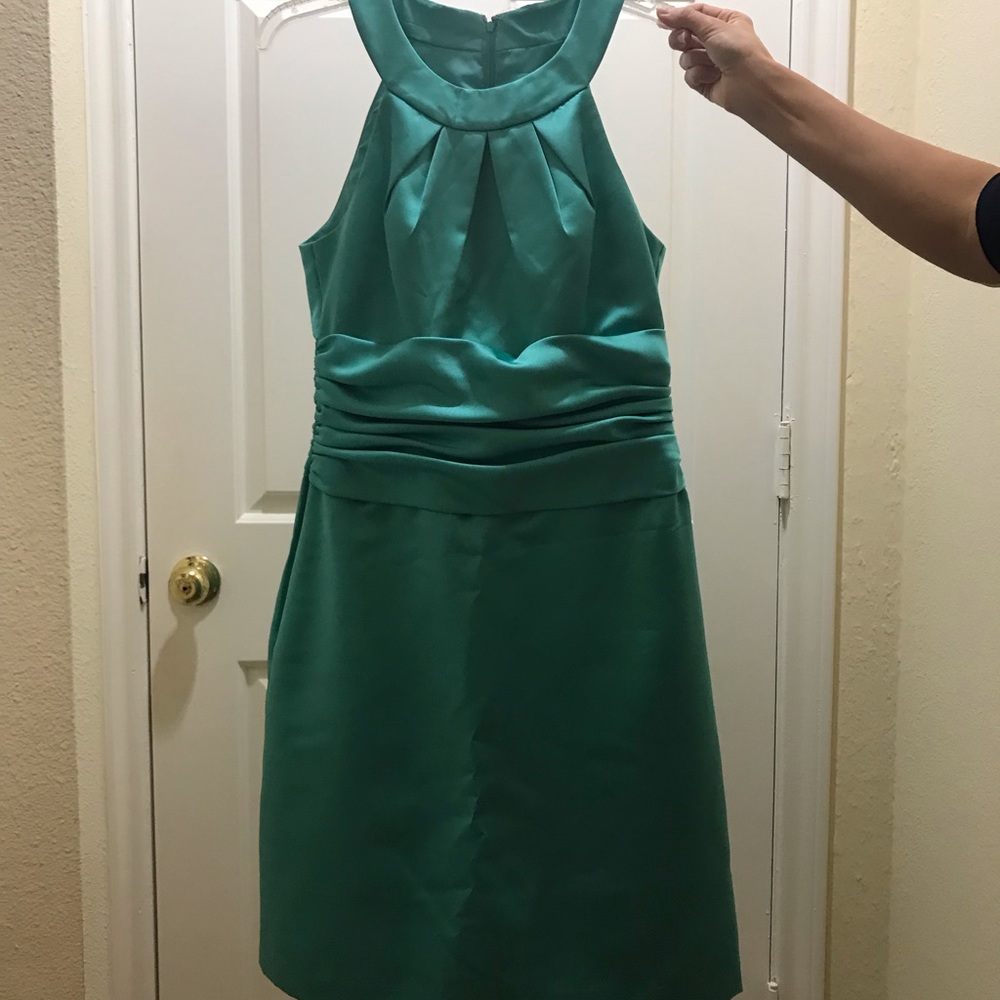 Women’s Teal David’s Bridal Dress